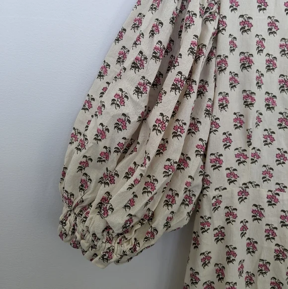 Daughters of India Zuri Maxi Wrap Peony Dress XL - Picture 5 of 10
